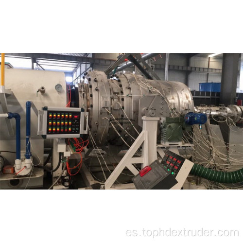 Línea de extrusión de máquina de tubos PE 800 mm